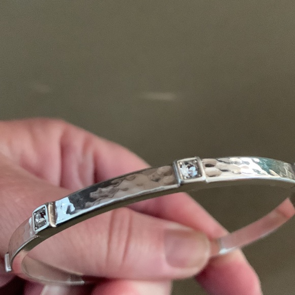 Brighton Jewelry - Brighton Silver Hammered Bracelet